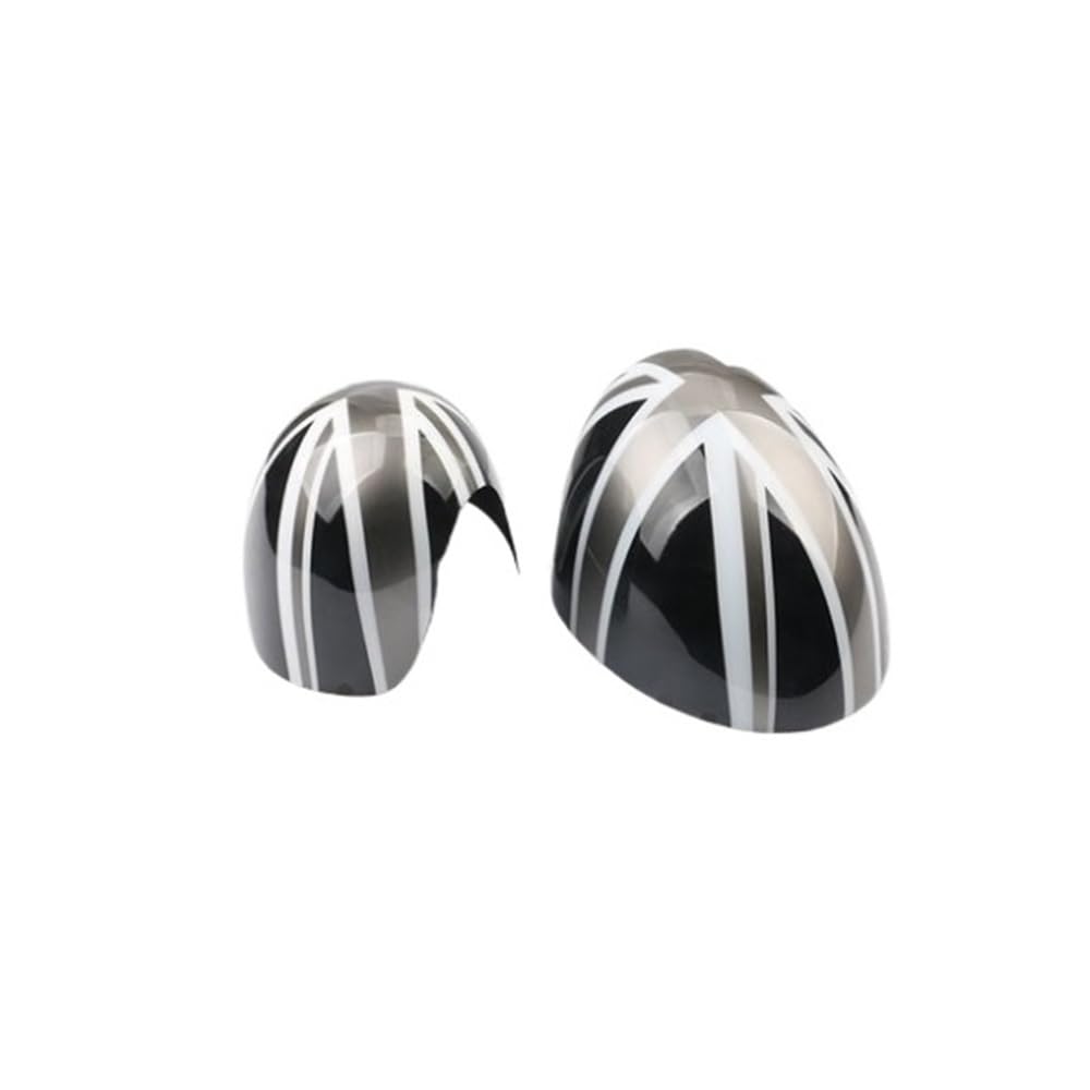 Espejo Retrovisor Coche Cubierta Carcasa Espejo Retrovisor Cubierta Espejo Trasero Pegatinas Tapas Accesorios Coche Para Mini Para Cooper R50 R52 R53 2002-2006 (Color : H)