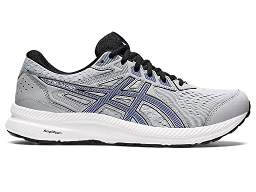 ASICS Men's Gel-Contend 8 Running Shoes, 8.5, Piedmont Grey/ASICS Blue
