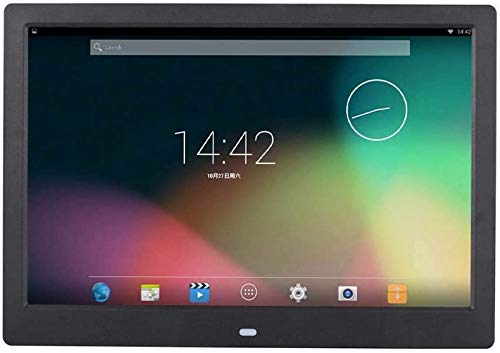 Fotorahmen 12 Zoll elektronisches Fotoalbum Friseur/Aufzug Werbespieler Android digital mit automatischer Drehung, Fernbedienung, E-Book, Kalender,