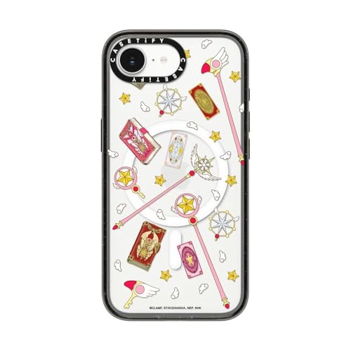 CASETiFY CpNg iPhone 16e P[X [MagSafeΉ/^ y/ϏՌ/Cardcaptor Sakura Co-lab] - NA ubN - Cardcaptor Sakura Magic Items Medley P
