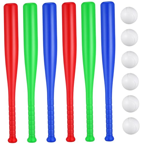 Jouet de baseball pour enfant kit de batte et balles en plastique pour jeux extérieurs
