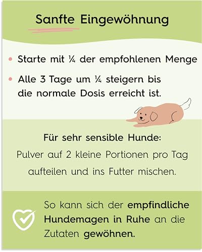 Lucky Pets Premium Magenpulver 275g – Ulmenrinde für Hunde – Ohne Aufkochen sofort verzehrfertig – Hund Darmflora aufbauen – Made in Germany – Slippery Elm Bark