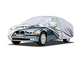 Kaugung 6 Layers Sedan Car Cover Custom Fit BMW E36 from 1991 to 2000, Waterproof All Weather with Zipper Door,Sun Rain Dust Snow Protection. (Ships from US Warehouse, Arrive Within 3-7 Days)