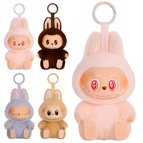Axinyijia Muñeco Labubu Llavero Figuras de Peluche Coleccionables de Labubu Peluche Labubus Regalo para Fans