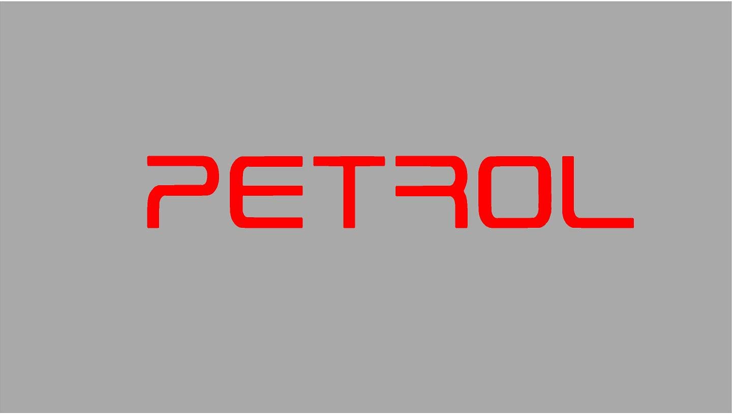 Decorative Petrol Decal Vinyl Car Sticker for car Fuel Tank Petrol car Sticker (Red)