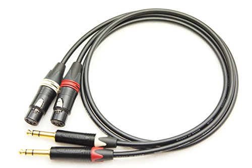 CANARE カナレ L-4E6S XLR(メス)-TRS(ステレオフォン) 2本ペア変換ケーブル (1.5m) CANARE カナレ L-4E6S XLR(メス)-TRS(ステレオフォン) 2本ペア変換ケーブル (1.5m)