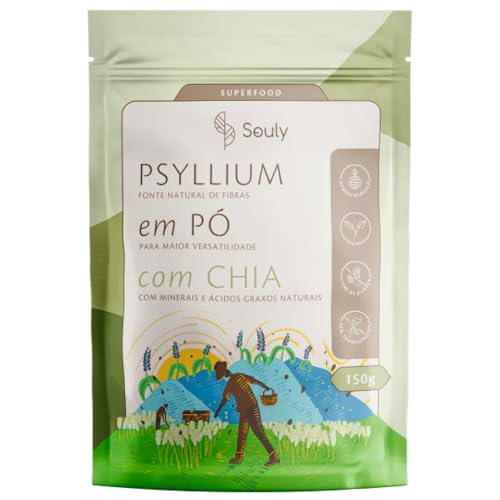 Psyllium em Pó com Chia Souly 150g