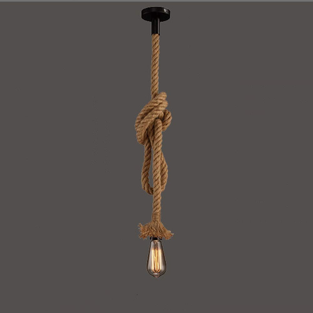 Abinlina Retro Industrial Style Pendant Light - 100cm Long Chandelier for Staircase, Living Room, Cafe, and Bar - E27 Bulb Included(1 Lights per lamp)