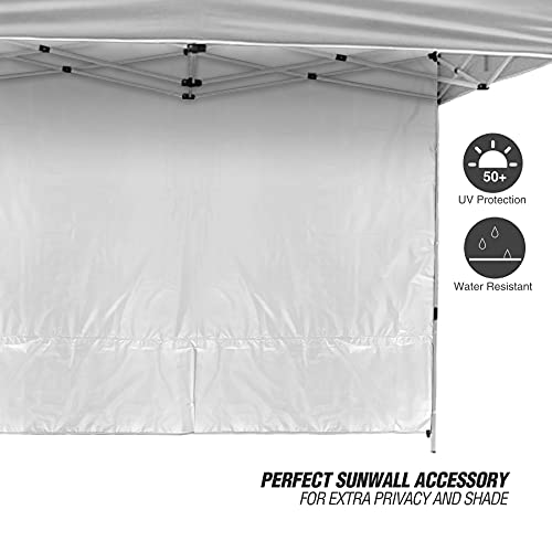 Redcamp Instant Canopy Sidewall For 10X10Ft Pop Up Canopy, 1 Pack Sunwall Only, White #TOP2