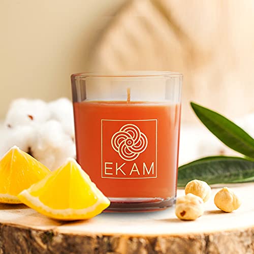 Image of EKAM Temple Bloom Scented Votive Candle - 40 Grams Each - 10 Hours Burn Time - Ideal for Diwali, Home Decor & Gifting