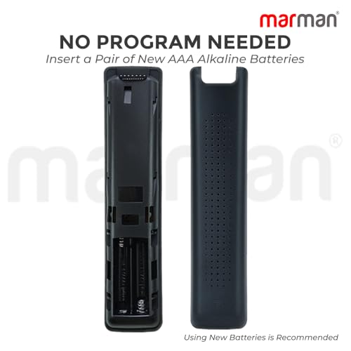 Image of marman Compatible with Haier Google Tv Remote Model HTR-U29A Non Voice Command Suitable for 4K FHD UHD QLED Android TV - Pairing Not Required - Match Key by Key Exactly with Existing Model Remote