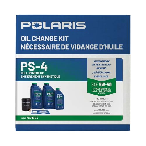 Image of Polaris Full Synthetic Oil Change Kit for RANGER, GENERAL, RZR - 2879323