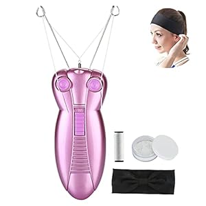 WAYCOM Damen Gesichts-Haar-Entferner Elektrische Frauen-Sch?nheit Epilierer Gesichts-Threading Haarentfernung Rasierer Gesicht Massager Pull Faces Delicate Device Depilation