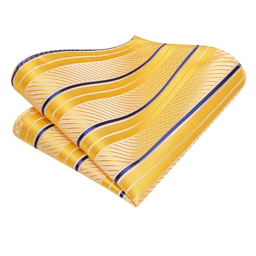 Image of Hi-Tie Mens 70inches Tie Set Extra Long Necktie for Men Cufflinks Handkerchief Big Tall Men Business Wedding