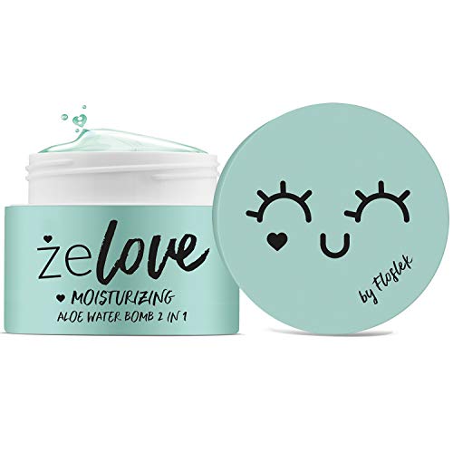 Preisvergleich Produktbild FLOSLEK Aloe Hydro Boost Aqua Gel / 50ml / Feuchtigkeit Gesicht Serum / Feuchtigkeitsspendendes Creme für trockene und empfindliche Haut / Cruelty-Free Vegane Naturkosmetik