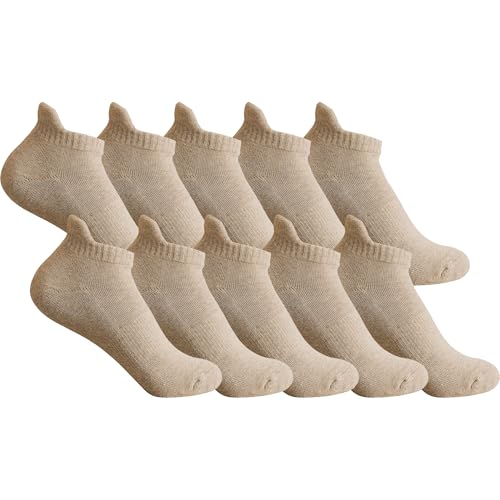 Image of Ankle Socks for Women and Men Heel Tab Athletic Socks Running Athletic Low Cut Tab Socks Sports No Show Sock 6 Pairs
