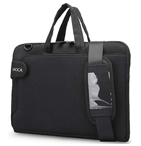 Image of MOCA compatible Laptop Sleeve hand shoulder messenger bag for 15.6 inch Laptop Messenger Hand bag sleeve (Black)