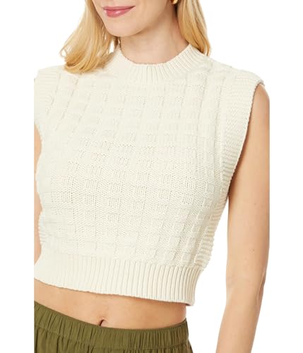Madewell Women's Sarandon Checkered Stitch Vest3