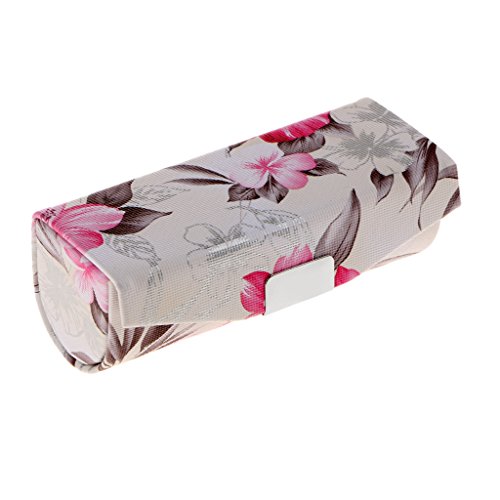 Preisvergleich Produktbild Tragbar Lippenstiftetui Lippenstiftbox mit spiegel, Make-up Aufbewahrungsbox - Weiß