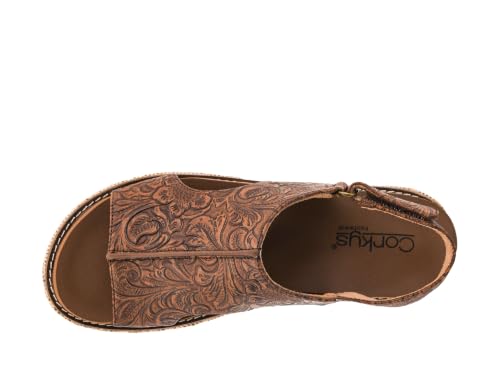 Image of Corkys Footwear Volta Wedge - Chic Elegance Meets All-Year Comfort with a 2-Inch Cork Heel and Marshmallow Insole for Stylish Everyday Wear and All-Day Comfort