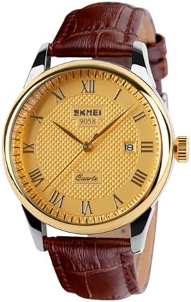 Orologio Uomo OLEVS Ultra Sottile 6.5mm: Quarzo Giapponese, Impermeabile, Cinturino In Pelle Marrone - Design Business Elegante - 2