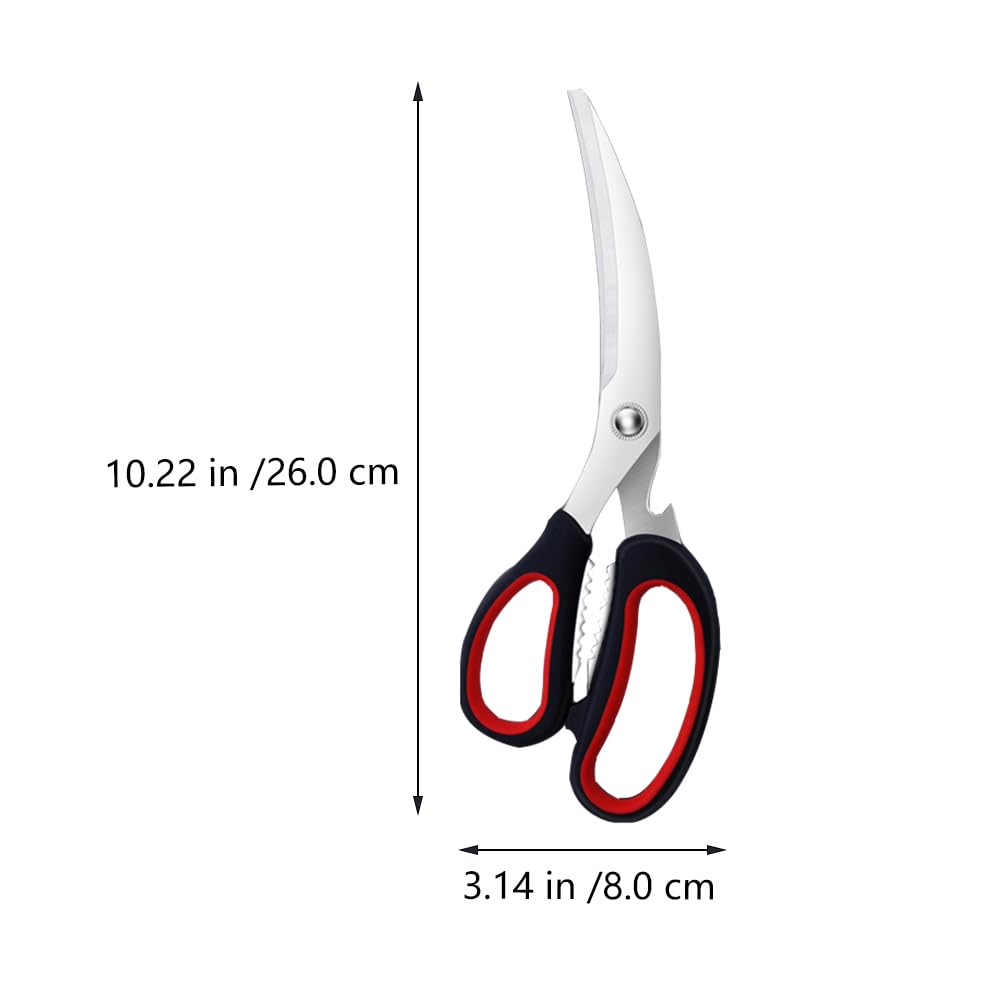 UPKOCH Lot de 2 Ciseaux coréens pour Barbecue et Pince à Barbecue en Acier Inoxydable, Design Ergonomique, antidérapant, idéal pour Le et la Cuisine