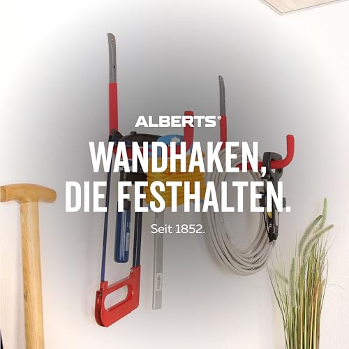 Alberts 855970 Felgenhalter | galvanisch blau verzinkt | Tiefe 100 mm | Höhe 200 mm | 5er Set