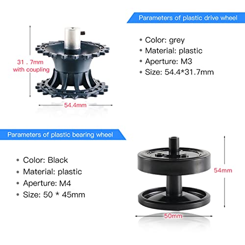 Swaytail Professional Tp200 Metal Robot Tank Car Chassis Kit By 2Pcs Encoder Dc Motor For Arduino Raspberry Pie Microbit, Tracked Crawler Model For Remote Control Avoiding Obstacle Diy Steam Teaching #TOP6