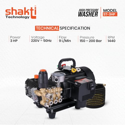 Shakti Technology Store Shakti Technology ST-3HP High Pressure Washer - Image 3