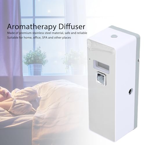 Difusor aromático eléctrico con panel de acero inoxidable y LCD miniatura 5
