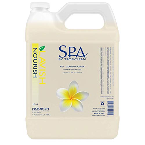 SPA by TropiClean Nourish Conditioner for Pets, Made in USA- Moisturizes - Conditions - Soap Free - Vitamin E and Pro-Vitamin B5