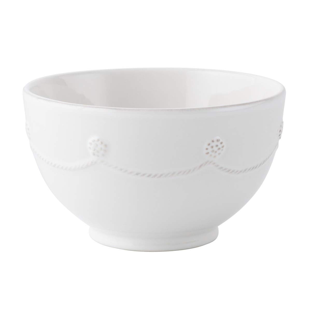JuliskaBerry and Thread Round Cereal/Ice Cream Bowl - Whitewash