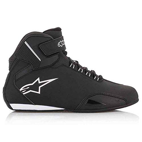 Alpinestars Stella Sektor Waterproof Shoes, CE-Certified Women's Riding Gear, 6, Black/Silver by Alpinestars - Used condition - Image 5