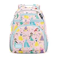 Simple Modern Disney Kids Backpack for School Girls | Princesses Elementary Backpack for Teen | Fletcher Collection | Kids - Large (16" Tall) | Princess Rainbows