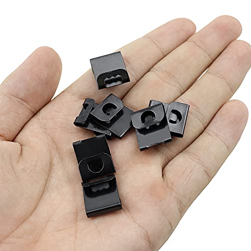 ✅【Materiale】Il gancio per portafoto S nero è realizzato in lega metallica di alta qualità, vernice nera elettrolitica, superficie liscia, resistente, non facile da deformare e arrugginire, può essere utilizzato a lungo, un buon accessorio per la decorazione della parete.