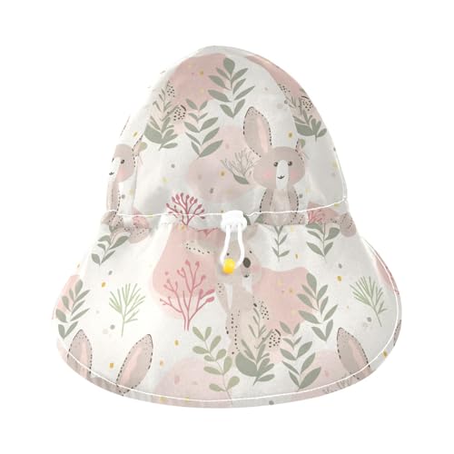 Light Red Rabbits Cute Cartoon Toddler Boy Girl Sun Hat Toddler Boy Water Hats Girl Sun Protection Adjustable Travel Essentials3