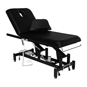 SKINACT Bliss Electric Spa Facial Treatment Table for Medical spa (Black)