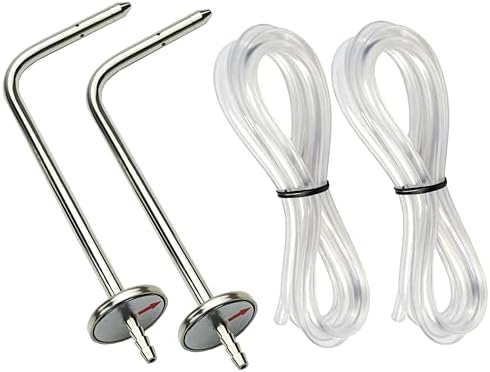 ZIBOO ASP2 Soft Tube,Static Pressure Probes with Compatible with Fieldpiece JL3KM2, SDMN5，SDMN6，ADMN2,HVAC Pitot Static Tube Fit for Many Dual Port Manometer with2x 39.37FEET(1.0M) Soft Tube