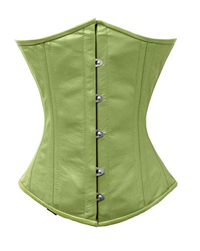 Luvsecretlingerie Heavy Duty 26 Double Steel Boned Waist Training LEATHER Underbust Tight Shaper Corset #8520