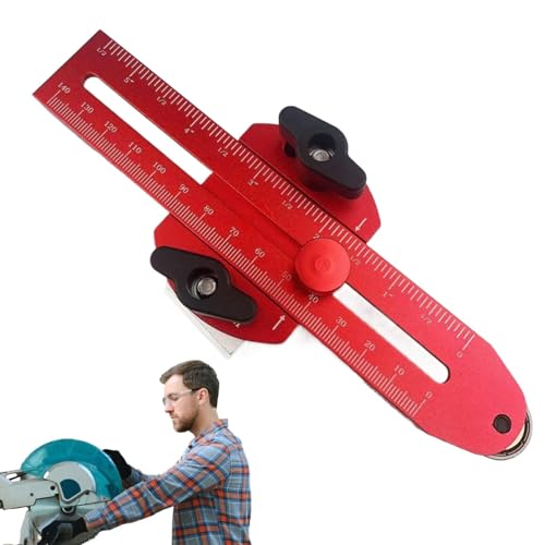 Sistema de valla de sierra de mesa, accesorios de sierra de mesa de alta resistencia, plantilla de sierra de cinta portátil precisa para sierras de banda estándar, sierras de mesa enrutadoras