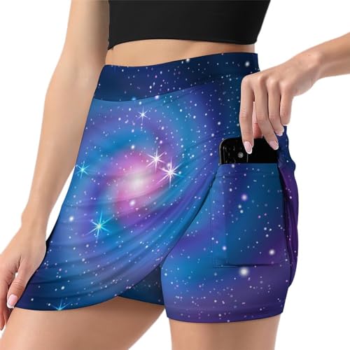 Jupe de tennis anti frottement avec poche pour le running et le golf