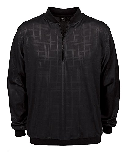 Akwa Men's 1/4 Zip Embossed Windshirt Made in USA