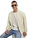 TBMPOY Men's Lightweight Bomber Jackets Light Casual Stylish Windbreaker Spring Fall Flight Golf Fashion Jacket for Men Light Khaki XL