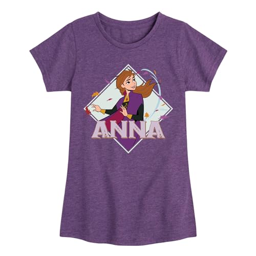 Disney Frozen 2 - Anna - Toddler & Youth Girls Short Sleeve Graphic T-Shirt