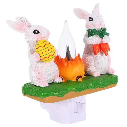 Lámpara de Mesa Conejo LED para Dormitorio Decorativa miniatura 1