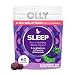 OLLY Sleep Melatonin Gummy, All Natural Flavor and Colors with L Theanine, Chamomile, and Lemon Balm, 3 mg per serving, 30 Day Supply (60 gummies)