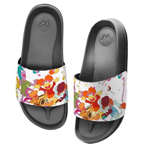 Popfunk Fraggle Rock Music Unisex Adult Slides Sandals Officially Licensed Hypd Slydr Switch™3