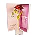 Produktbild KIRIFLY Gold Rose Geschenk für Frauen Blumen Künstlich Deko Unechte Blumen Plastik für Hochzeit Freundin Muttertag Dankeschön Schwester (Rote Rose)