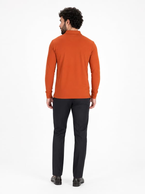Image of PRORIDERS Men's Cotton-Rich Full-Sleeve Polo T-Shirt with Pocket Premium Pique Fabric Casual & Stylish