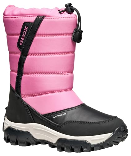 Image of Geox Girls Jhimalayagirlbab Knee High Boot, Black, 7 UK